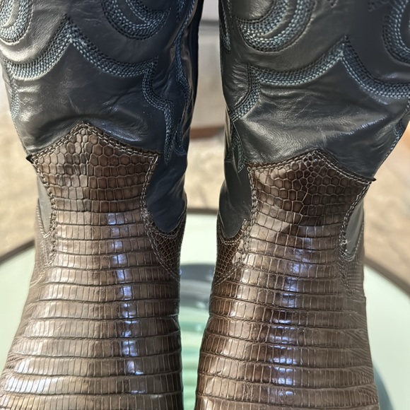 Justin Lizard Boots - Picture 10 of 12
